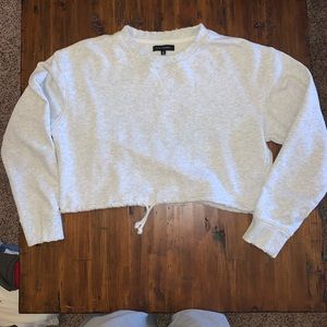 Grey crew neck